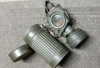 Rare German Pre Wwii Ww2 Early Reichswehr Gas Mask And Canister Both Named 207