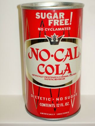 No - Cal Cola " Sugar " S/s Vintage Soda Can T26