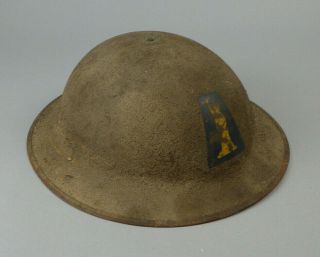 Wwi Us Army Doughboy Helmet 77th Infantry Division