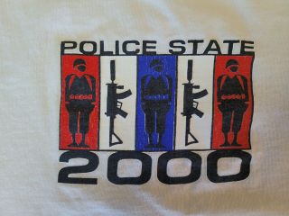 Vtg Alien Workshop Rare Vintage Y2k Police State Skateboard T Shirt Xl Dyrdek