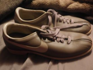 Vintage Nike Bowling Shoes Men Size 10 1/2 Tan/brown 80 
