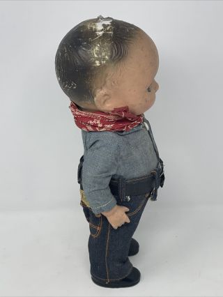 VTG Advertising Buddy Lee Doll Composition Store Use Cowboy Union Made 6