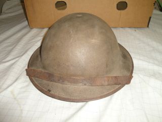Wwi Us Army M - 1917 Dough Boy Helmet,  Maker Marked " Zj292 ",  Headband & Chinstrap