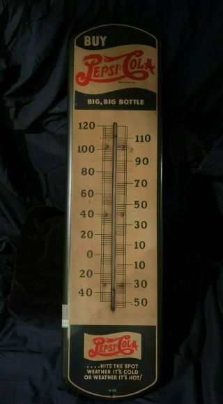 1930 ' s Pepsi - Cola Thermometer - VERY RARE - for 90,  years old 2