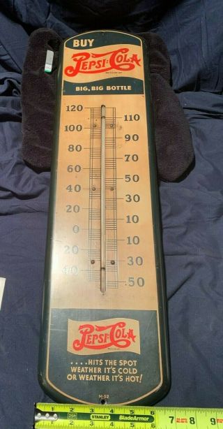 1930 ' s Pepsi - Cola Thermometer - VERY RARE - for 90,  years old 4