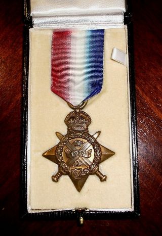 1914 Mons Star Medal Awarded To Pte.  T.  Smith W.  I.  A And K.  I.  A.