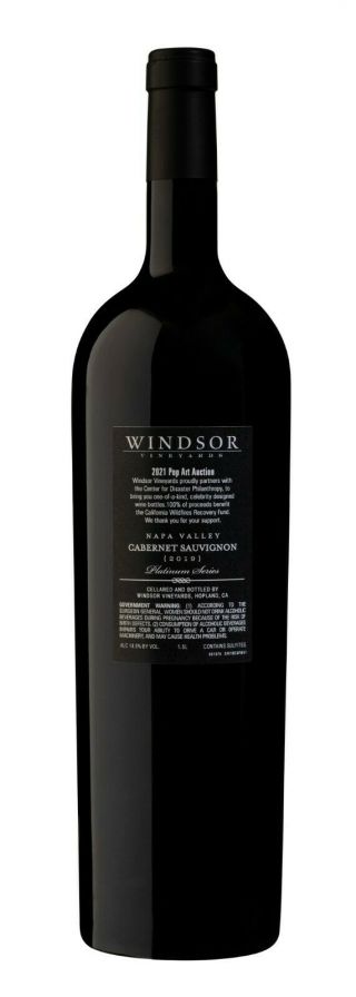 Kim Basinger Designed 2019 Windsor Vineyards Cabernet Magnum