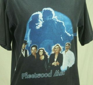 Vintage 1997 Fleetwood Mac Tour T Shirt Size Medium Double Sided Stevie Nicks
