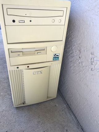 Vintage Ctx At Computer Case,  Desktop