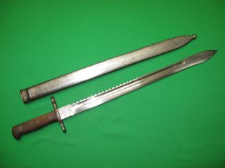 Swiss Model 1914 Pioneer Sawback Bayonet Uncommon Maker