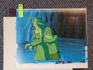 Vintage 1979 Filmations Flash Gordon Animation Cel And Sketches 605
