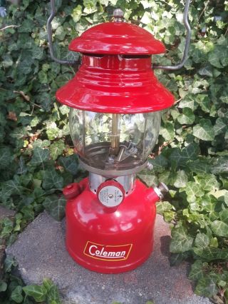 Coleman Burgundy Red Lantern Model 200 A Made In January 1961