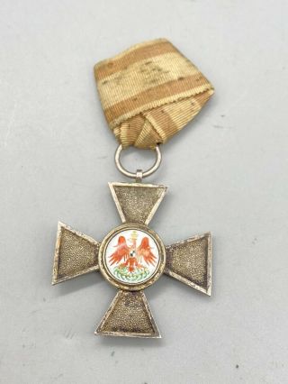 Ww1 German Order Of The Red Eagle Cross Award Medal Badge Prussian Imperial