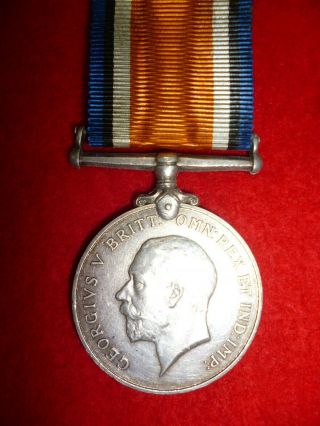 Ww1 British War Medal To Sooba Singh,  16th Cavalry,  Indian Army Cavalry