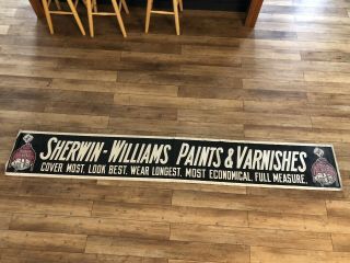 Sherwin - Williams Banner Sign Cover The Earth Canvas Point Of Pre - 1919