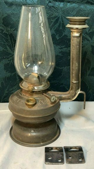 Rare Dietz,  Ny Bestov Hand Lamp Kerosene Lantern W/mounts