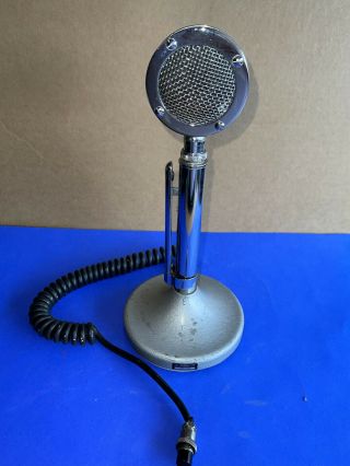 Vintage Astatic D - 104 Cb Radio Microphone With T - Ug8 Stand Pre Owned