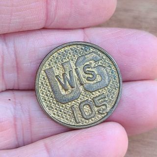 Fantastic Wwi Type 2 Wisconsin 105th Cavalry Regiment Enlisted Collar Disc