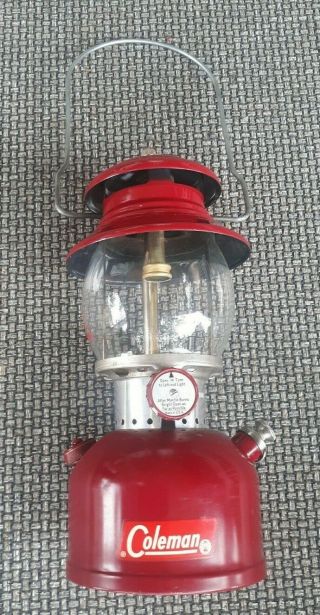 Coleman Cherry Red Lantern Model 200 A Made In May 1962