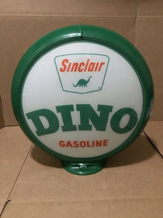 Sinclair Dino Gas Pump Globe.  Guaranteed Lenses.