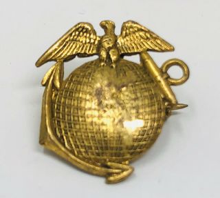 Rare Wwi Era Usmc Marine Corps Sweetheart Pin W/early Pattern Ega Eagle Globe