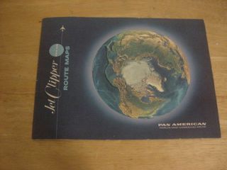 1967 Pan Am,  Pan American Airlines Jet Clipper Route Maps; 29 Pages