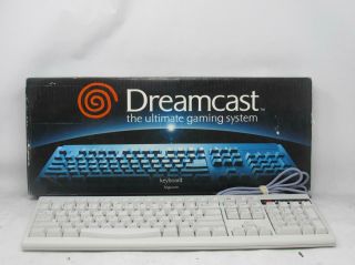 Vintage Sega Dreamcast Keyboard Sk - 1502 W/ Box