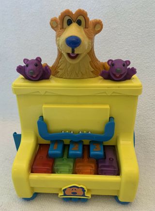 Bear In The Big Blue House Play Songs W Bear Piano Toy Vintage Pip Pop Rare Htf
