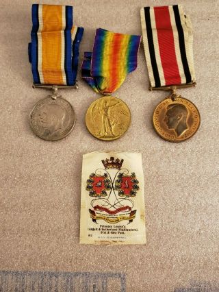 British Wwi Medal Group,  Pte G.  Melville,  Argyll & Sutherland Highlanders