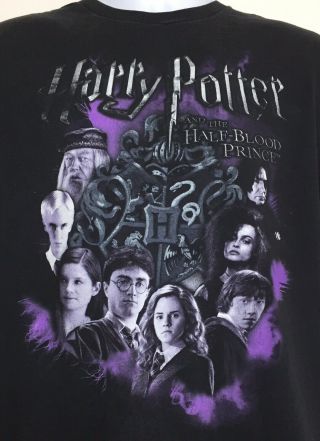 Harry Potter Rare Vtg Movie Promo T - Shirt Adult Large Half Blood Prince