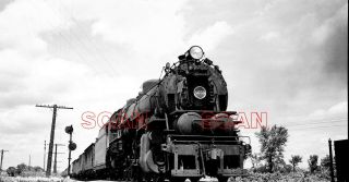 1d700b Negative/rp 1940s/50s Pennsylvania Railroad 2 - 10 - 0 Loco 4650