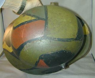 WWI World War One German M - 16 Helmet Camo Paint ET64 5