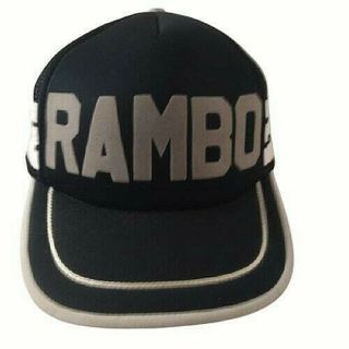 Rambo Movie 3 Stripe Vintage Mesh Truckers Snapback Hat