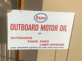 Vintage Esso Sign Esso Oil Can Display Rack Old Service Station Garage Rack,  Ny