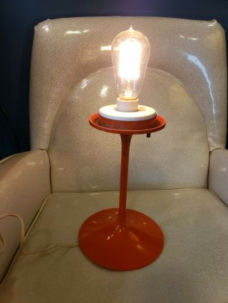 Rare Tall Stem Bill Curry Mushroom Lamp Mid Century Modern Laurel Table Lamp