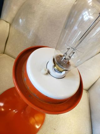 Rare tall stem Bill Curry Mushroom lamp mid century modern Laurel table lamp 3