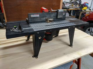 Vintage Sears - Craftsman Router Table With 1/2 Hp Router