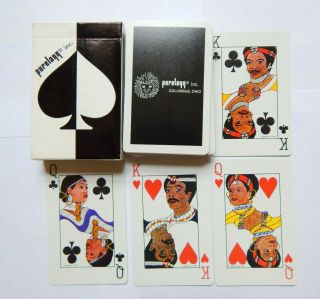 Purelann Black Americana Fine Art Portrait Playing Cards (1974)
