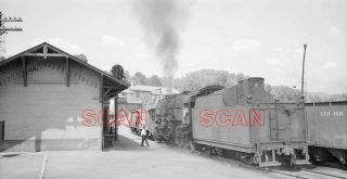 1d700c Negative/rp 1940s/50s Pennsylvania Railroad 2 - 10 - 0 ? Loco 4650 ?