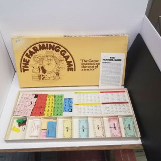 Vintage 1979 The Farming Game,  Complete,  Family Game Night,  Educational