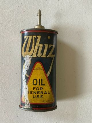 Vintage Antique Whiz Brand Oiler Metal Spout Very Rare Scarce Oil Can