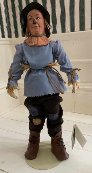 Exclusive Vintage The Scarecrow Franklin Heirloom Doll W/tags From Wizard Of Oz