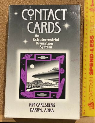 Ufo Contact Cards Extraterrestrial Divination System Hc Book & Tarot Set Bashar