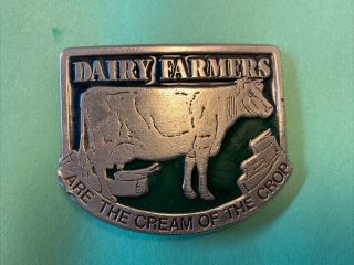 Dairy Farmers are The Cream of the Crop Belt Buckle 2167 2