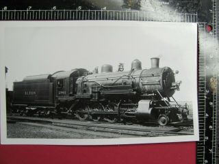 Photo Of Chicago & Alton Railroad 2 - 8 - 0 Locomotive 2962 Illinois Rr History