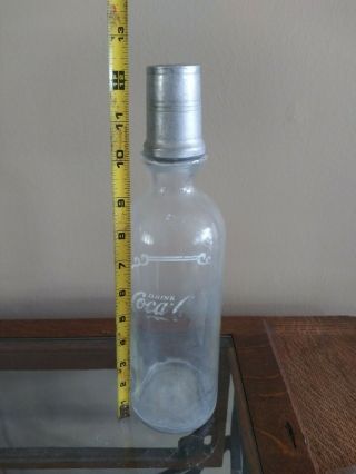 Coca Cola Back Bar Syrup Bottle With Cap - Printed Lable