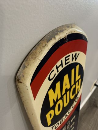 Large Vintage 1950 ' s Mail Pouch Chewing Tobacco 39 