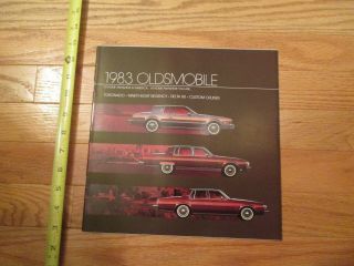 1983 Oldsmobile Car Auto Dealer Showroom Sales Brochure Toronado Delta 98 Reg