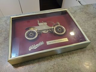 Vintage 1904 Curved Dash Runabout Oldsmobile 3d Display Corp Framed Rare