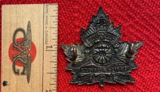 WWI Great War Canada CEF Cap Badge 3rd Siege Battery Canadian Artillery 2